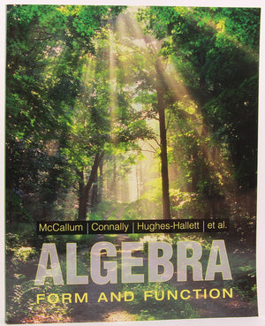 Algebra: Form And Function