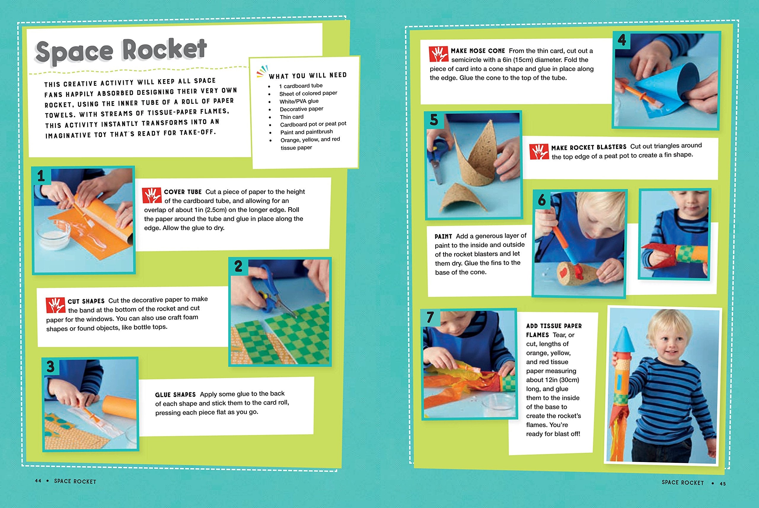 Let's Get Crafty with Cardboard and Paint: 25 creative and fun projects for kids aged 2 and up,Used