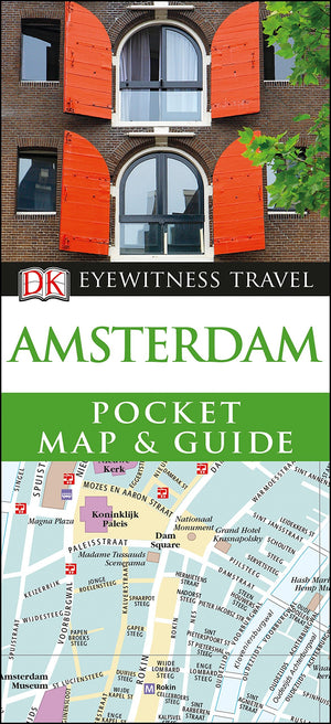 Amsterdam Pocket Map and Guide (DK Eyewitness Travel Guide),Used