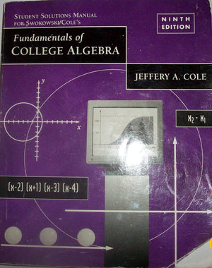 Fund of College Algebra (Mathematics Series),Used