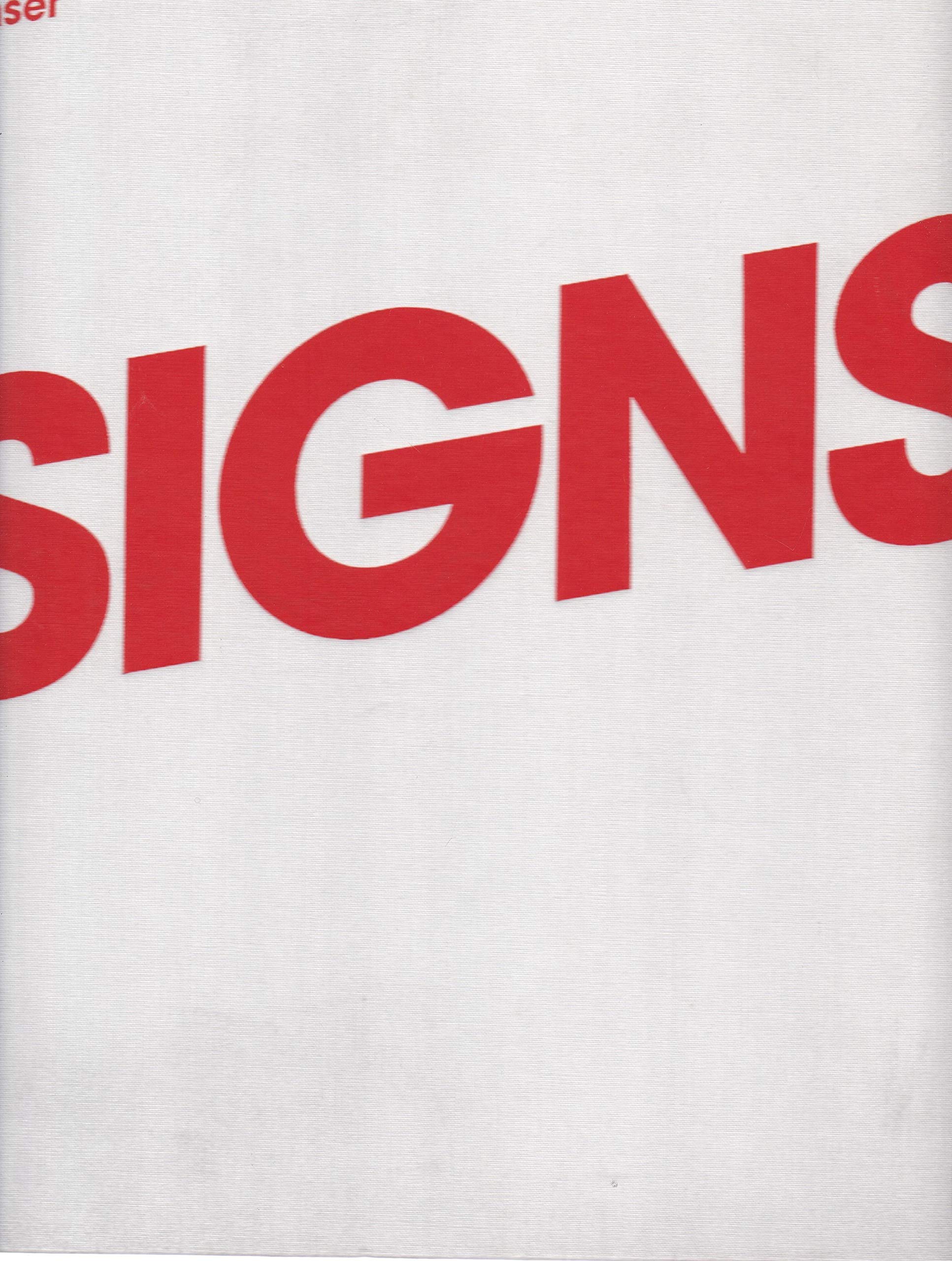 Peter Granser: Signs,Used