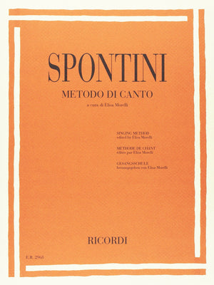 Gaspare Spontini  Singing Method,Used