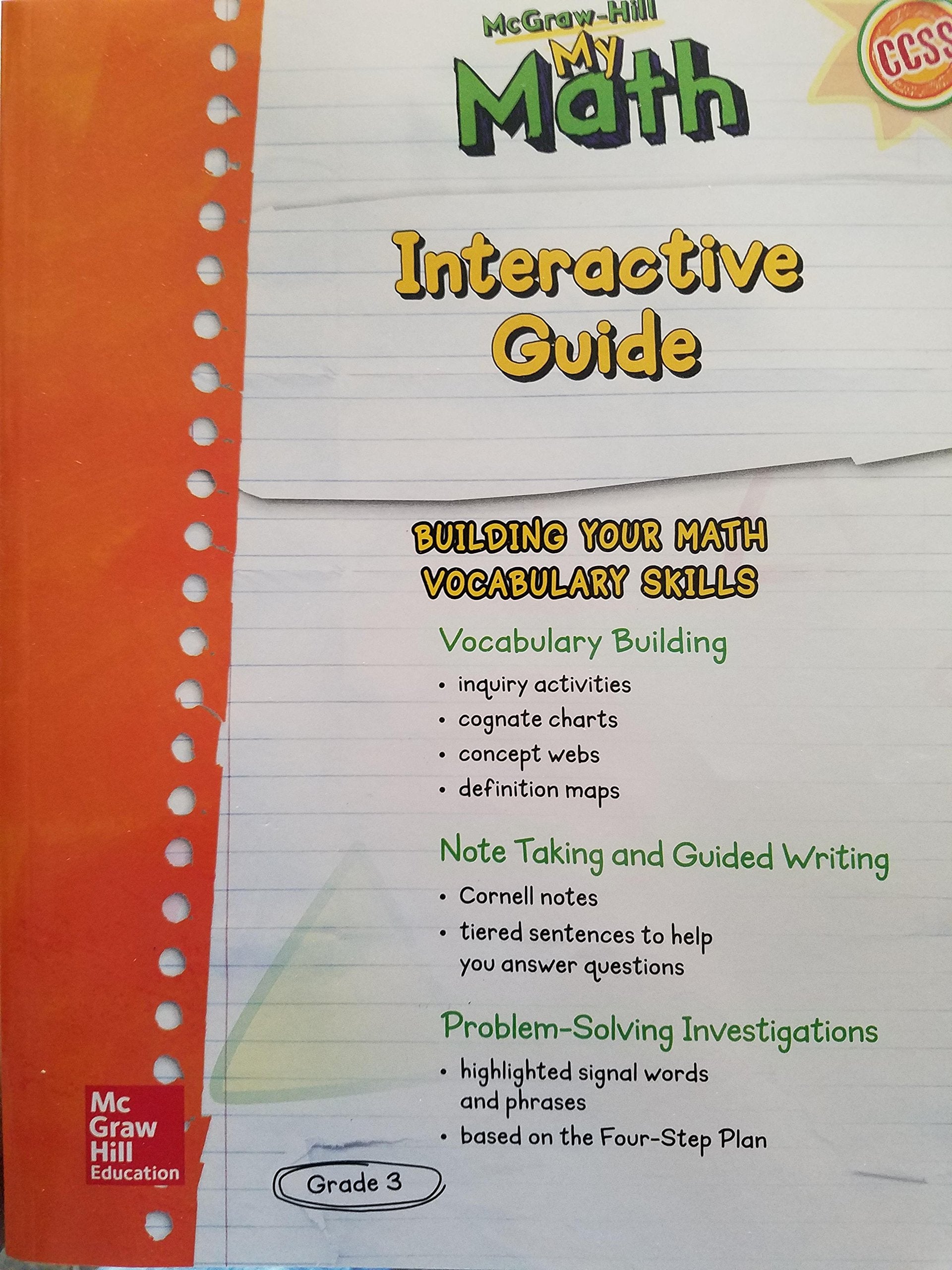 MH My Math ELD SE Grade 3 (ELEMENTARY MATH CONNECTS) (Spanish Edition),Used