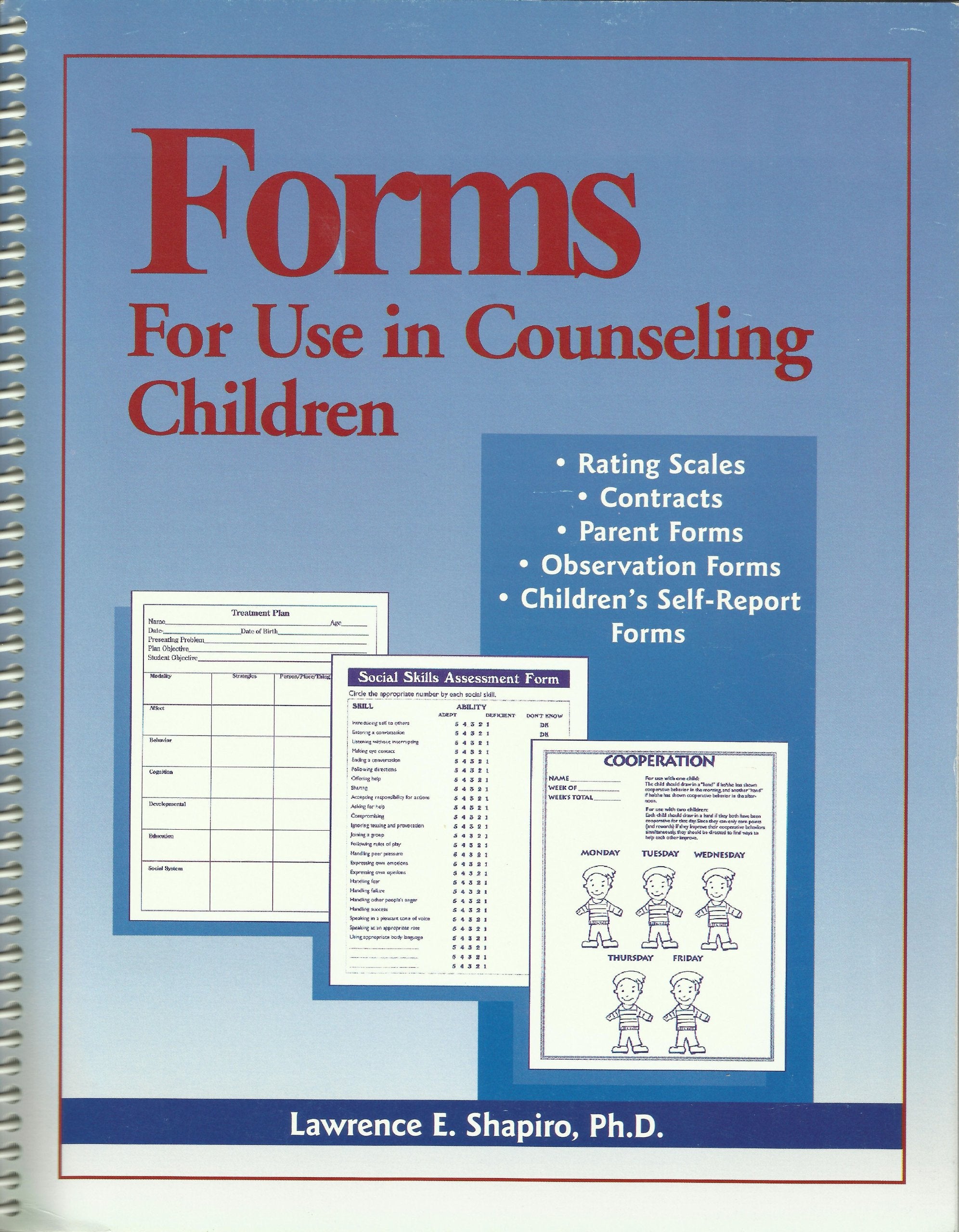Forms for Use in Counseling Children,Used