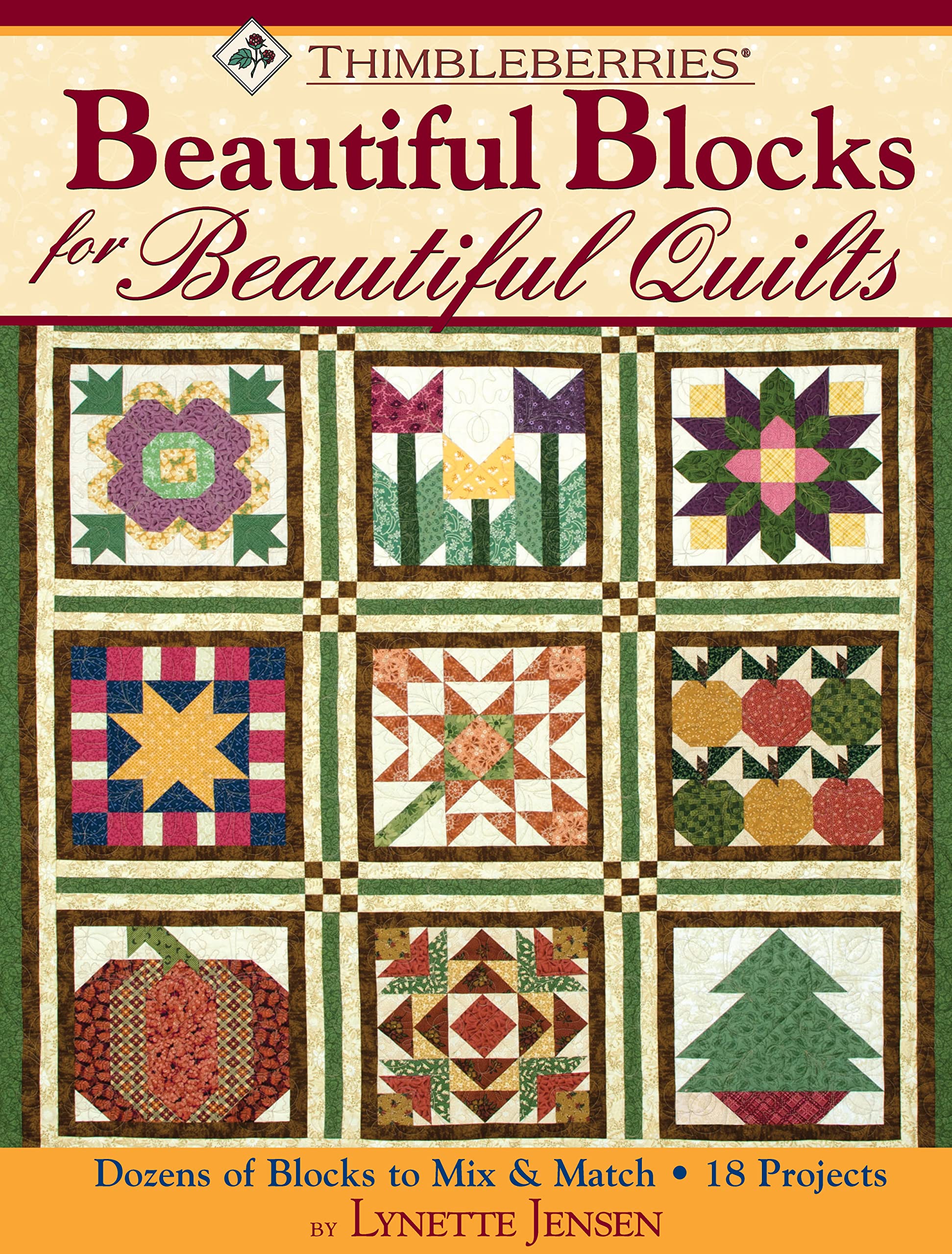 Thimbleberries (R) Beautiful Blocks for Beautiful Quilts: Dozens of Blocks to Mix & Match (Landauer) 18 Projects for Wall Hangin,Used