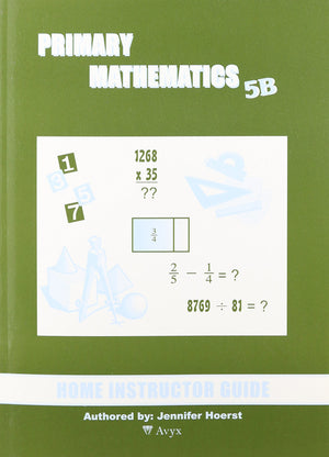Singapore Primary Mathematics 5B Home Instructor Guide,Used