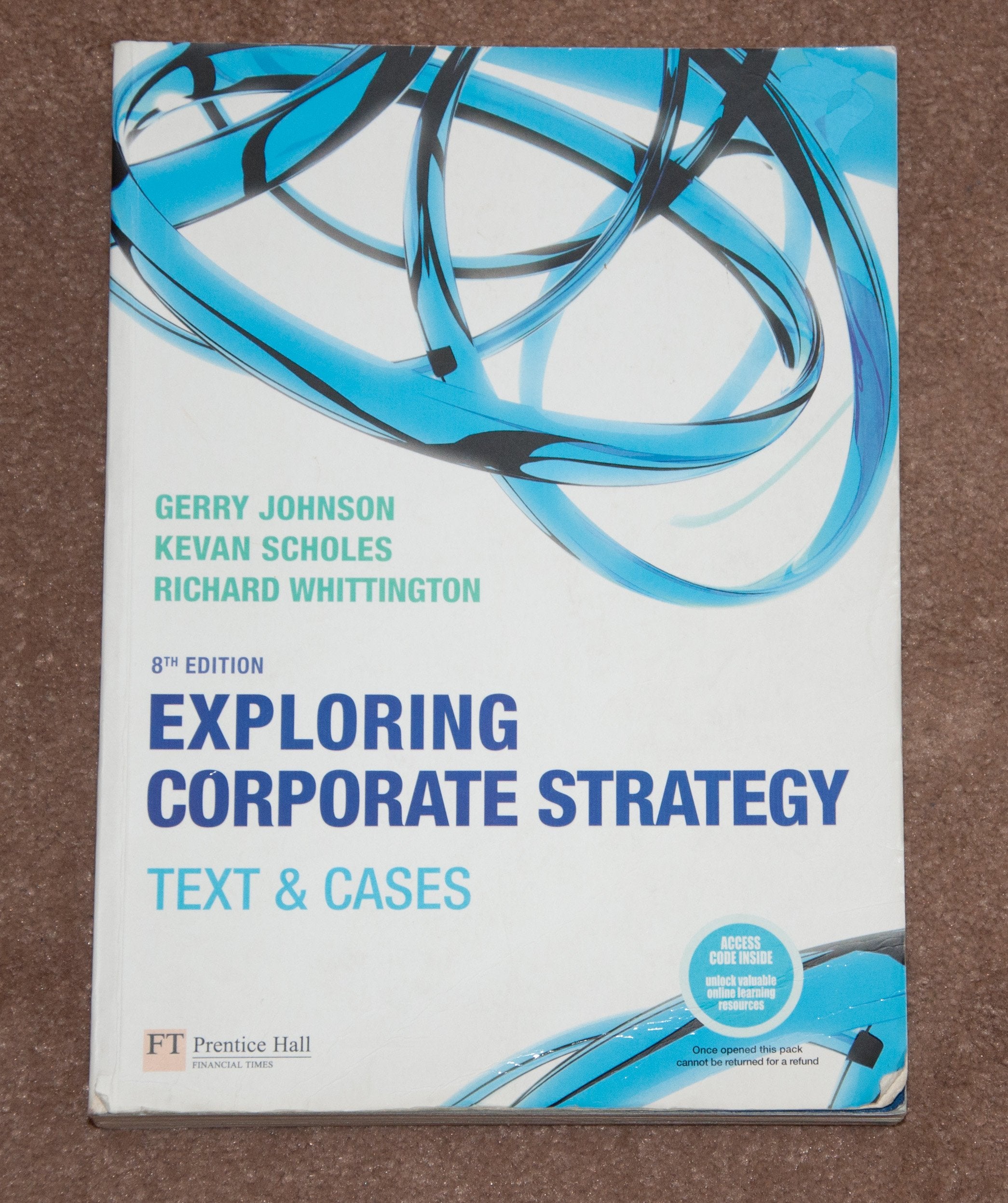 Exploring Corporate Strategy: Text and Cases,Used