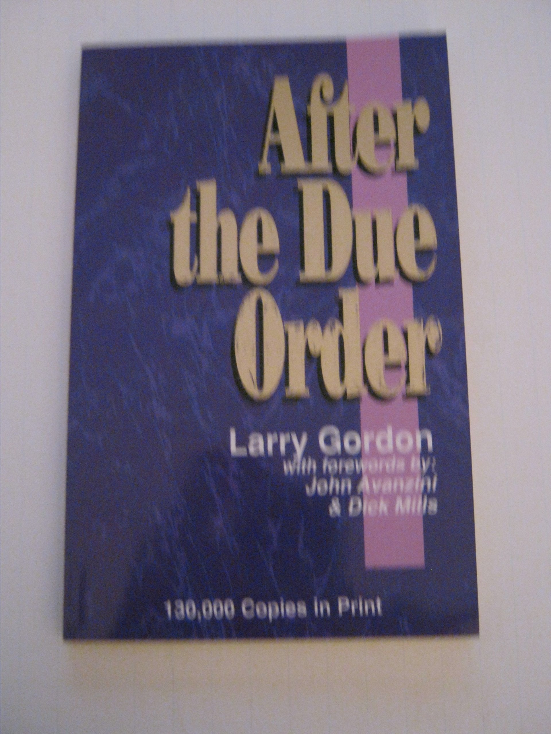 After the Due Order,Used