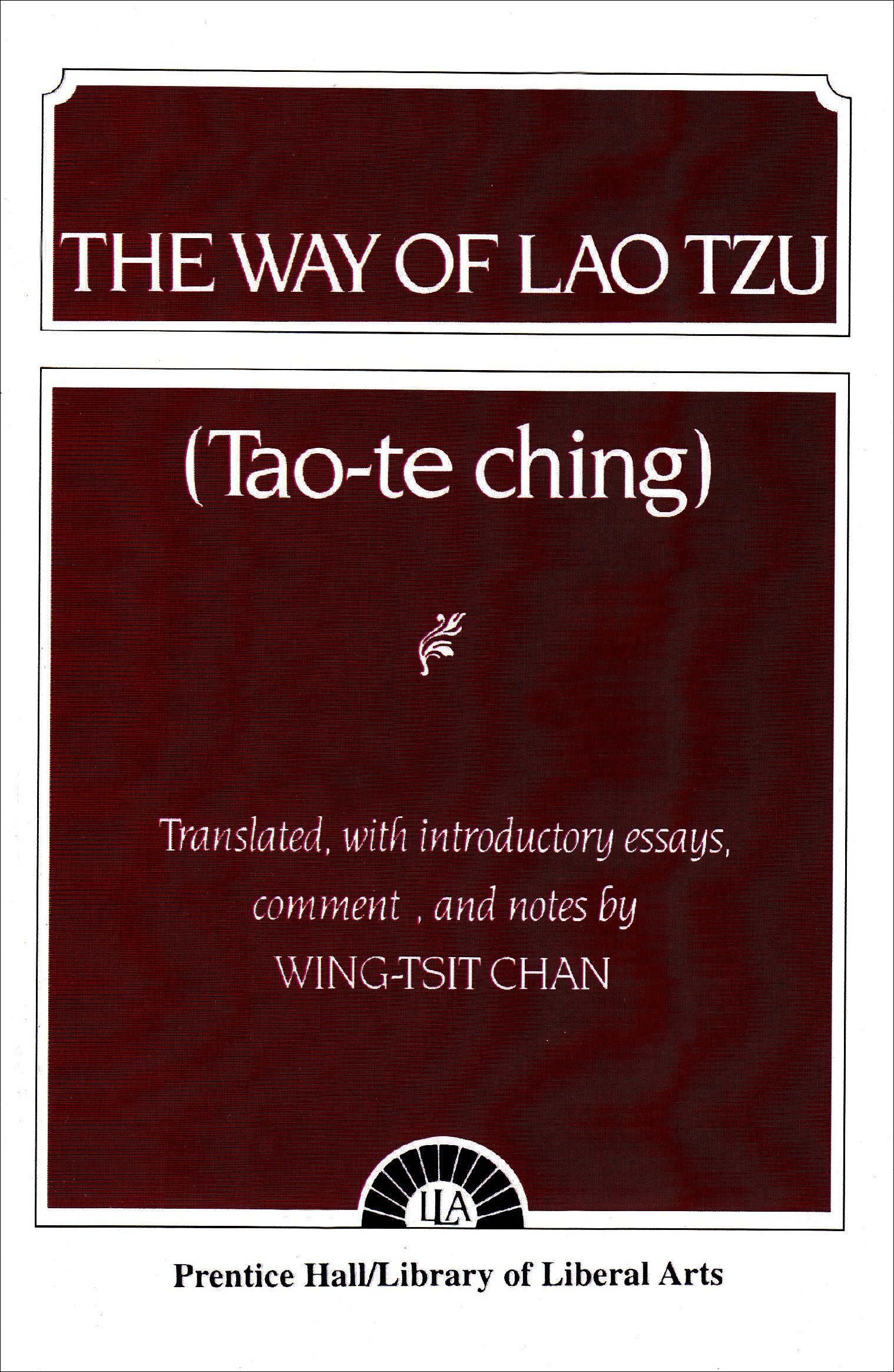 Way of Lao Tzu, The,Used