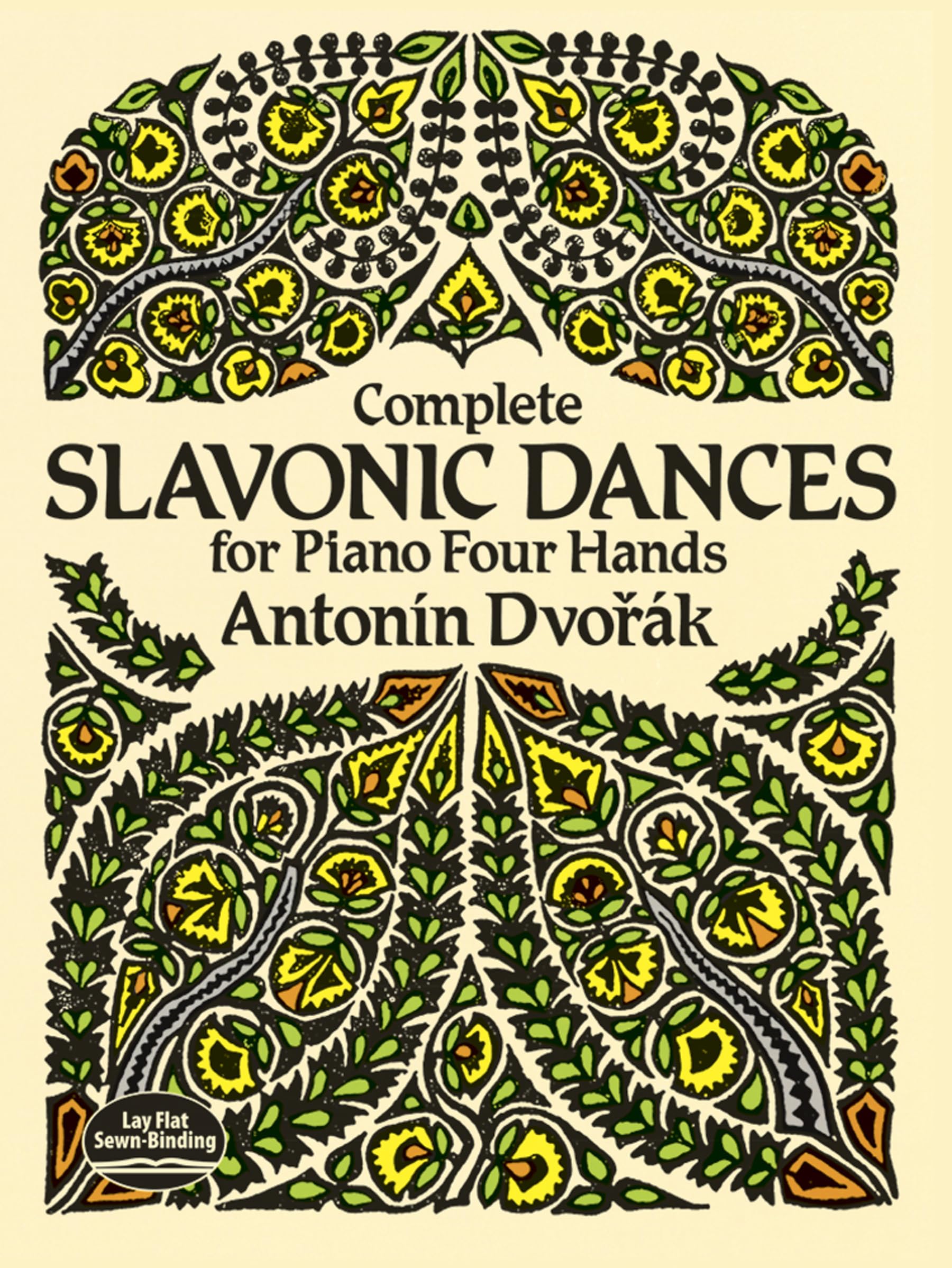 Complete Slavonic Dances For Piano Four Hands (Dover Classical Piano Music: Four Hands)