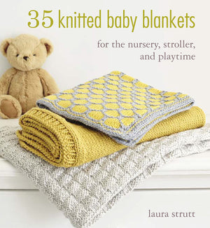 35 Knitted Baby Blankets: For the nursery, stroller, and playtime,Used