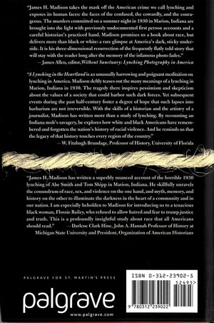 A Lynching In The Heartland: Race And Memory In America,New