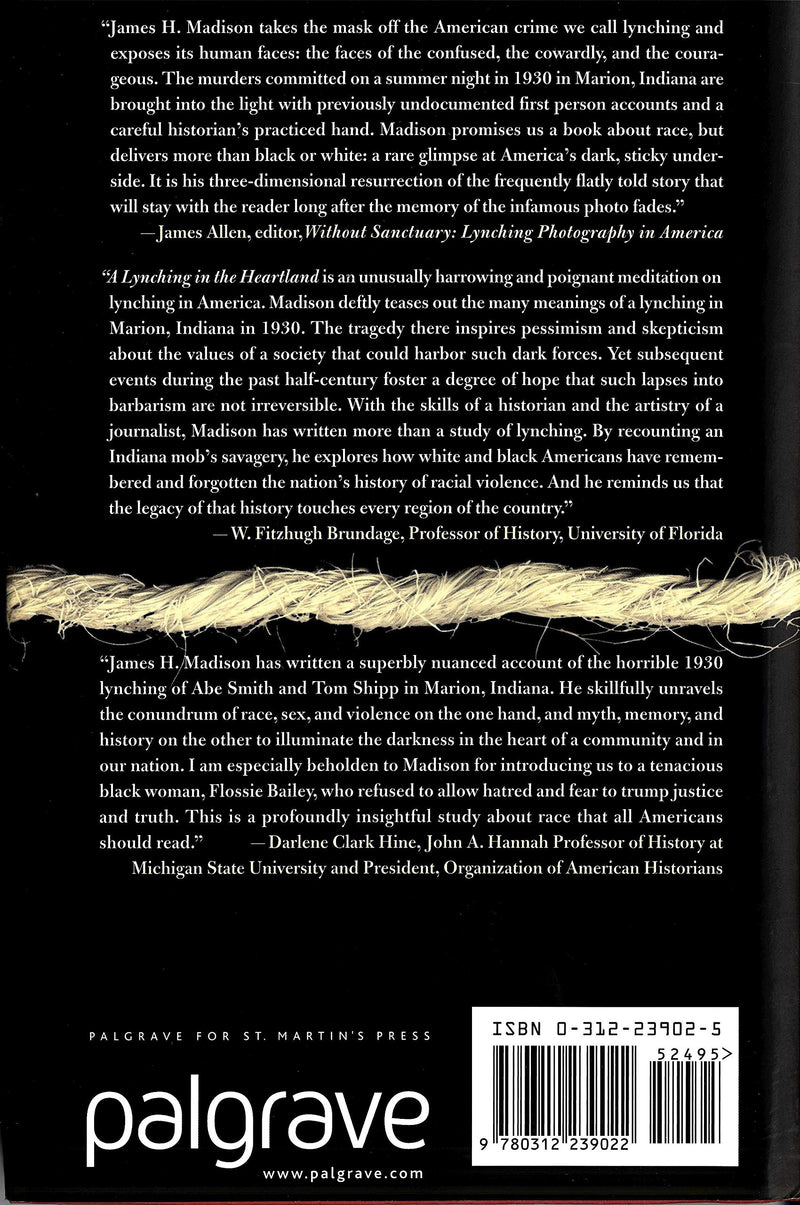 A Lynching In The Heartland: Race And Memory In America,New