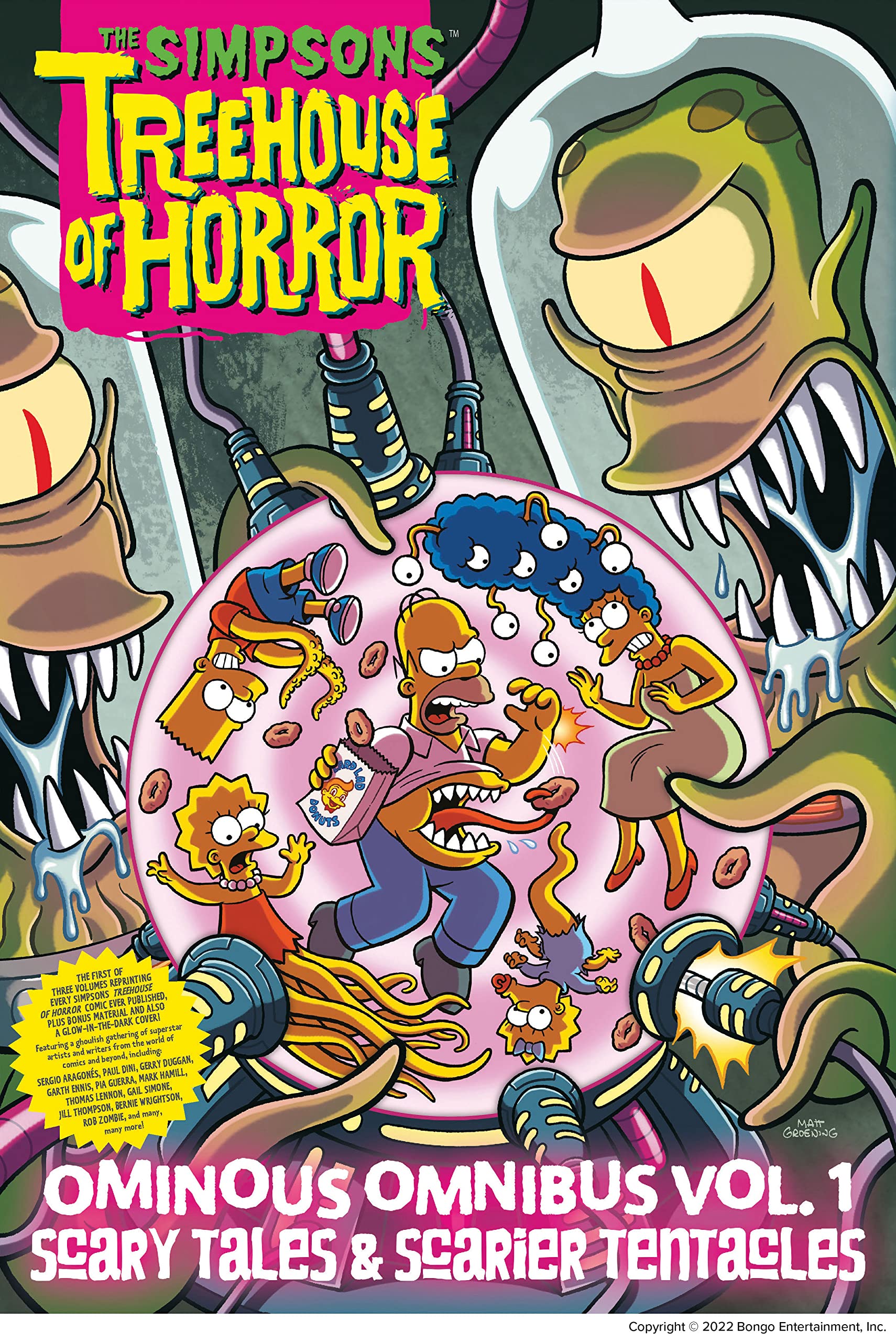 The Simpsons Treehouse Of Horror Ominous Omnibus Vol. 1: Scary Tales & Scarier Tentacles,New
