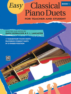 Easy Classical Piano Duets For Teacher And Student, Bk 1,New