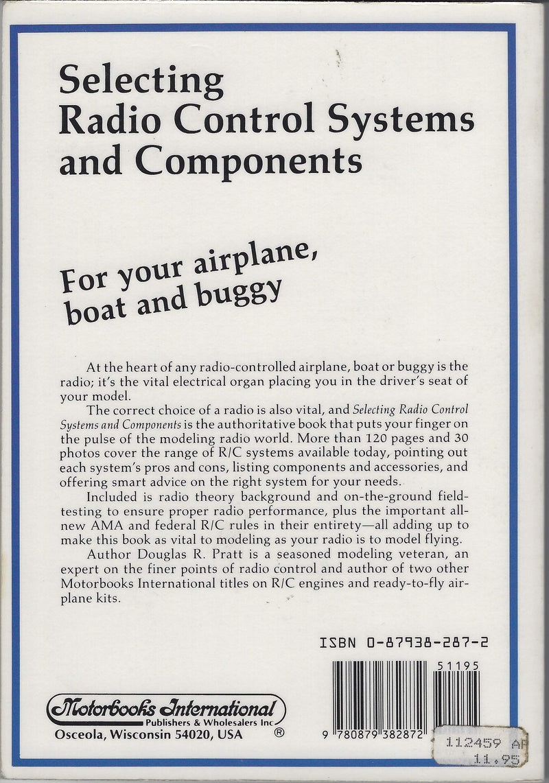 Selecting Radio Control Systems and Components for Your Airplane, Boat and Buggy,Used