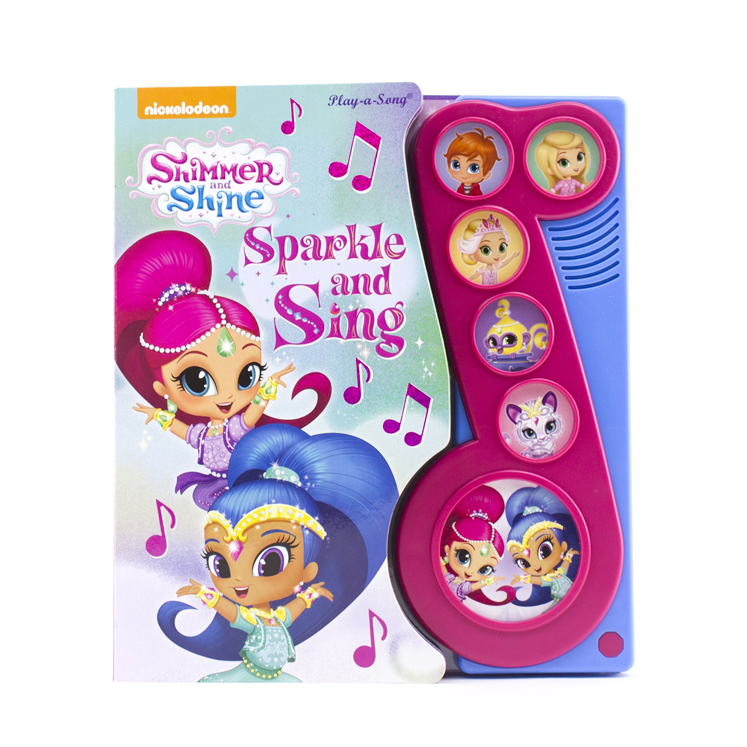 Nickelodeon  Shimmer and Shine  Sparkle and Sing Sound Book  PlayaSong  PI Kids,Used