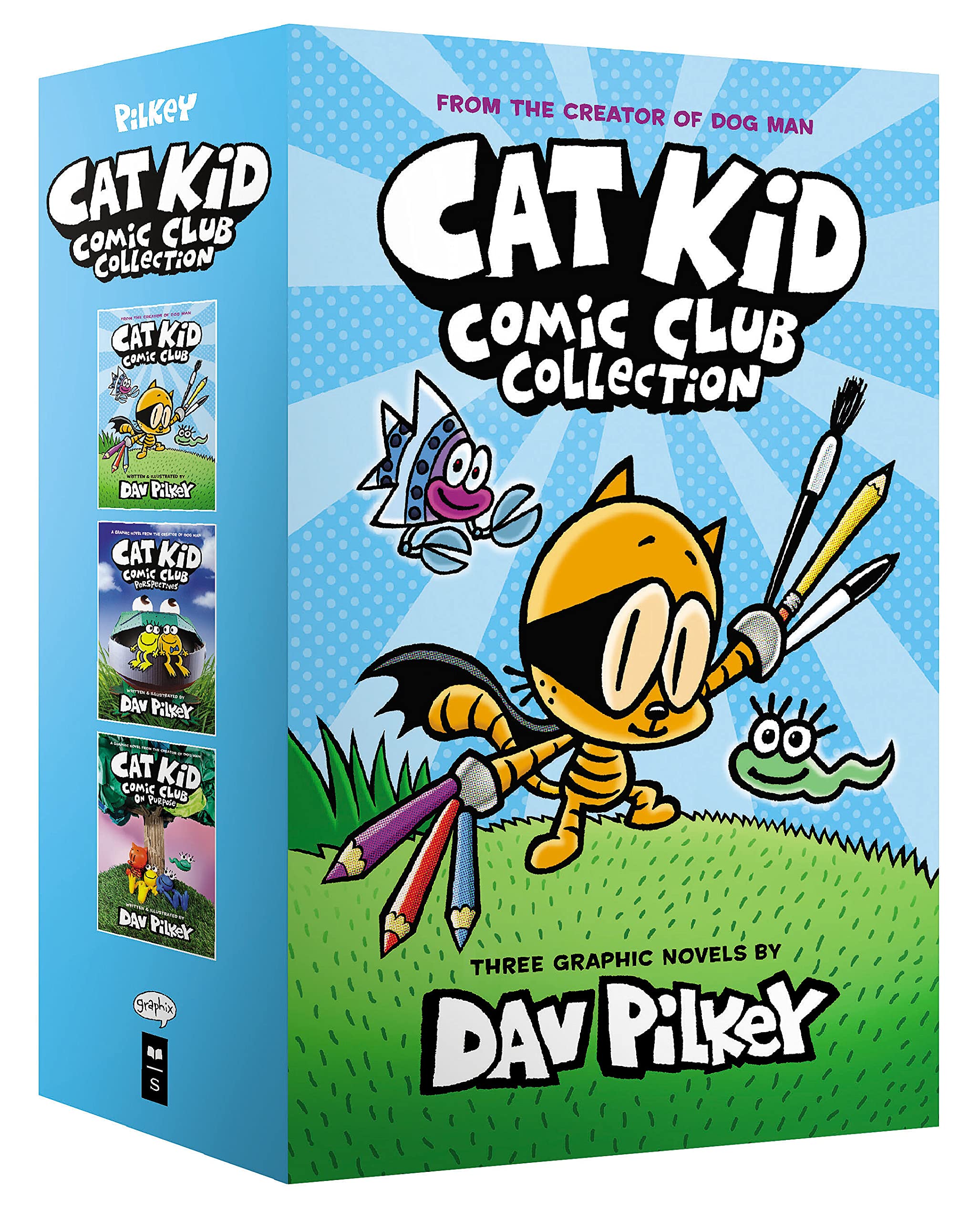 The Cat Kid Comic Club Collection: From the Creator of Dog Man (Cat Kid Comic Club #13 Boxed Set),Used