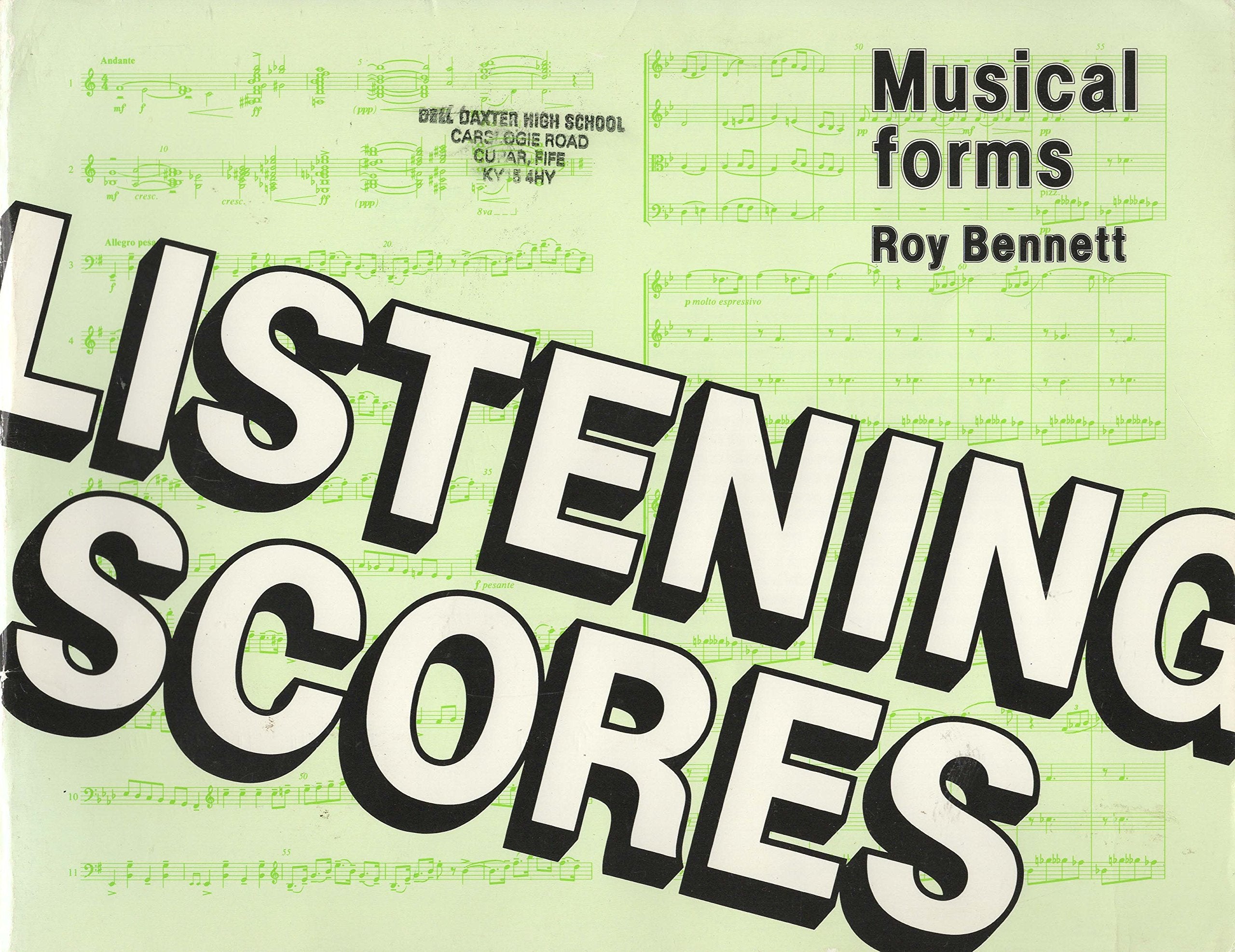 Musical Forms Listening Scores,Used