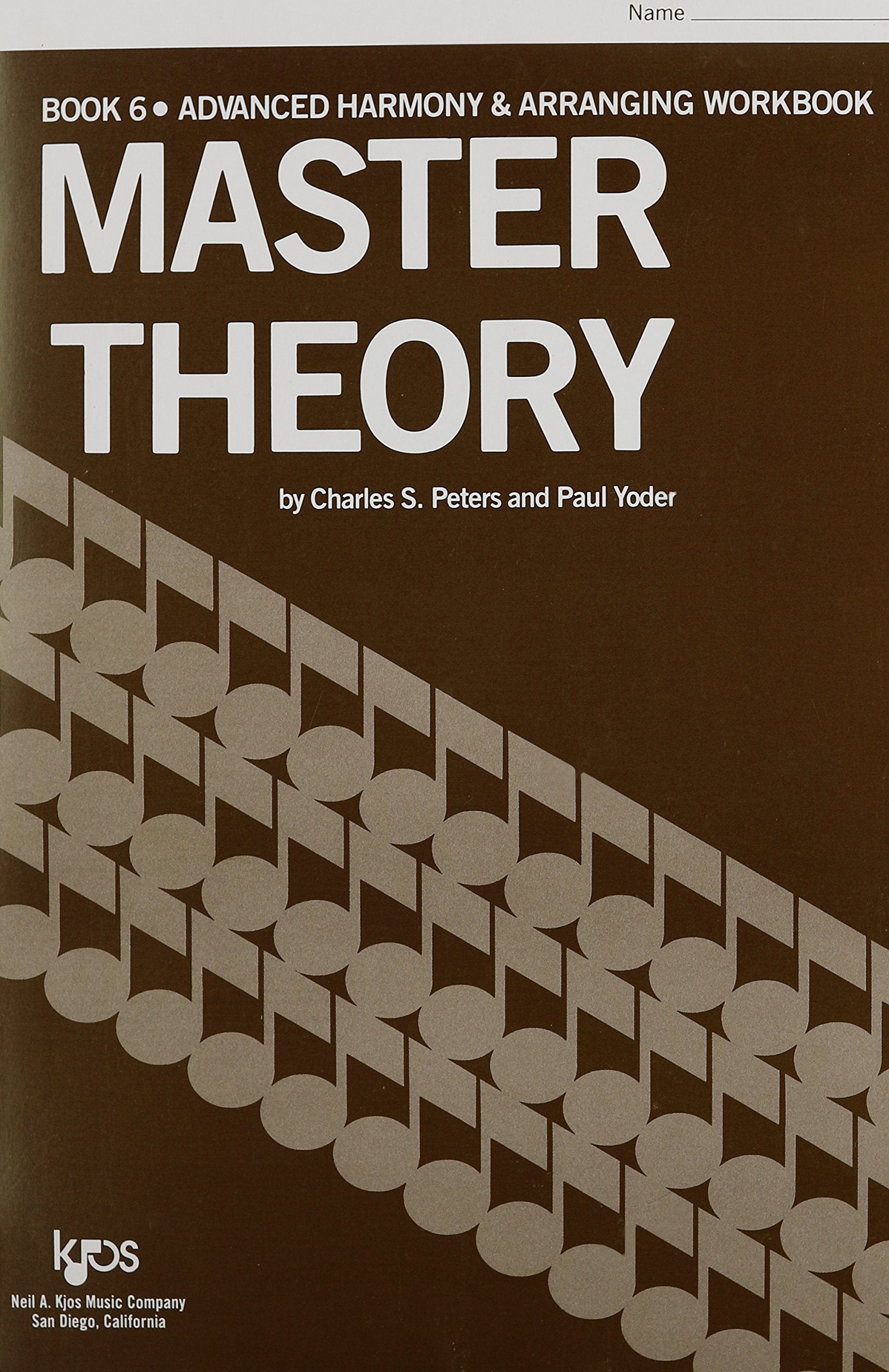 L185  Master Theory Advanced Harmony And Arranging Book 6,Used