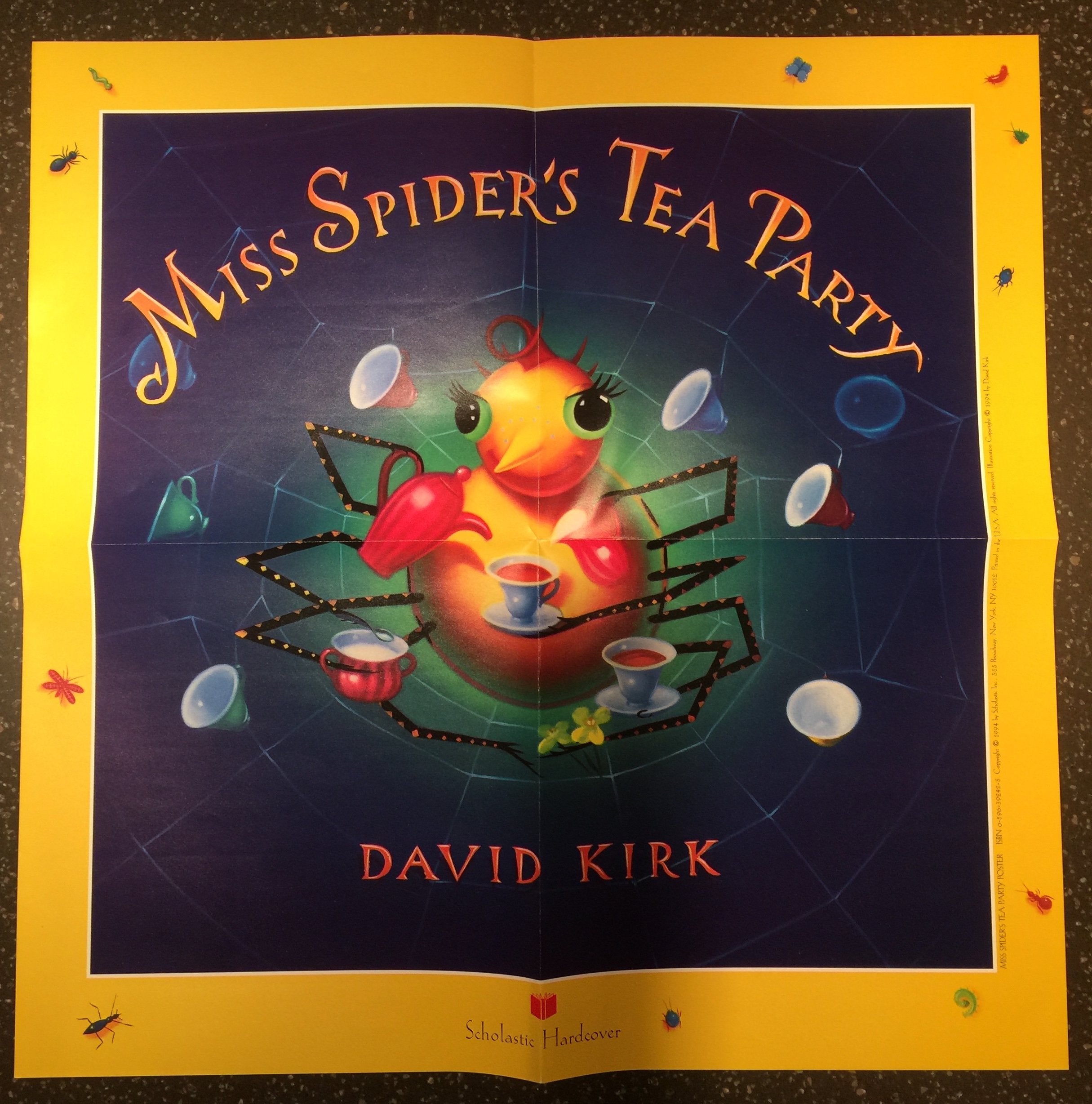 Scholastic Press Miss Spider's Tea Party Children's Book - Engaging Story for Kids