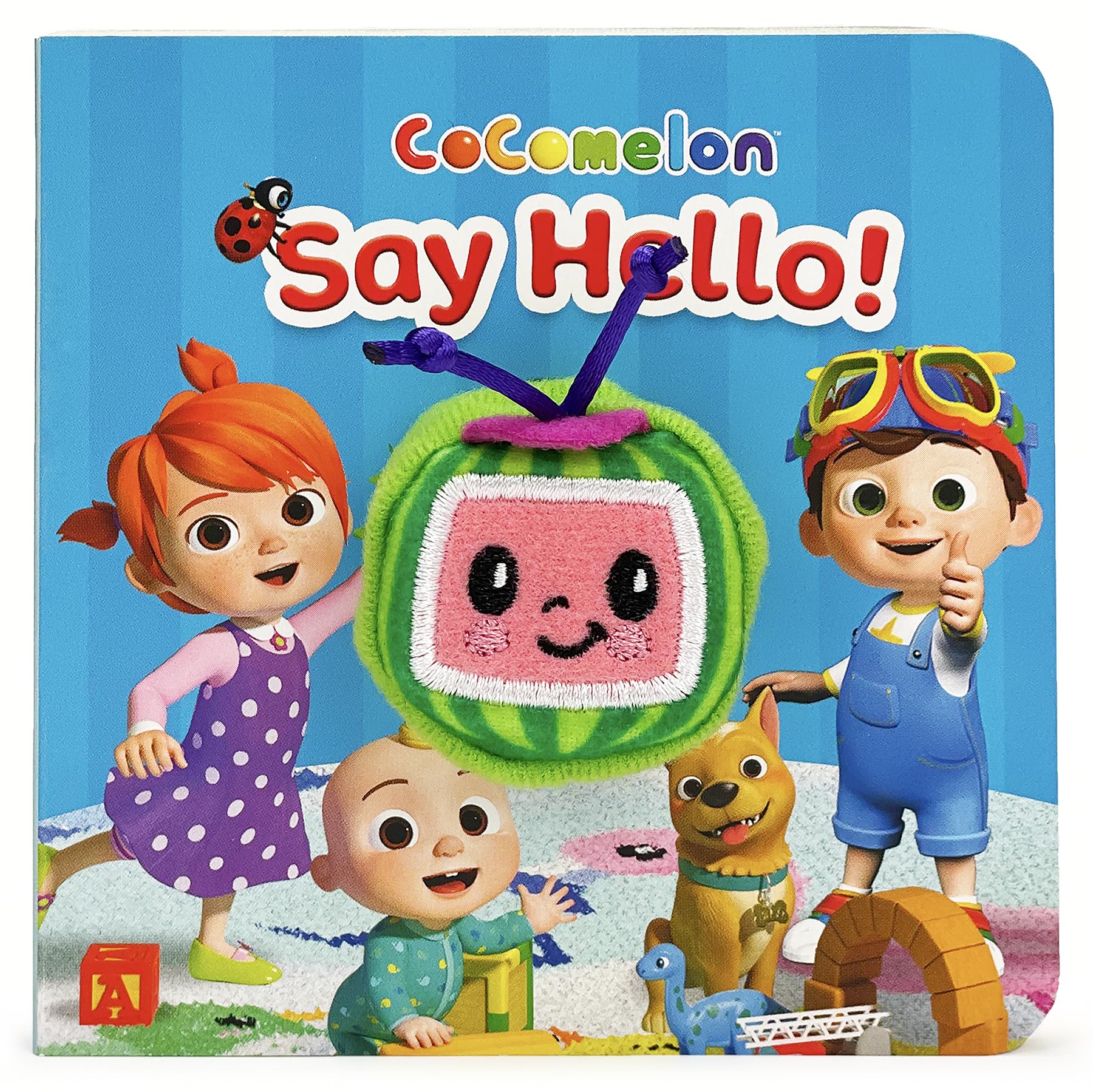 CoComelon Say Hello! Finger Puppet Board Book Ages 04,Used