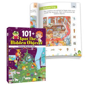 101+ Spot The Hidden Objects Activity Book For Kids : Children Learning Book, Educational Book For Kids, Fun With Activities Puzzle Book Early Learners