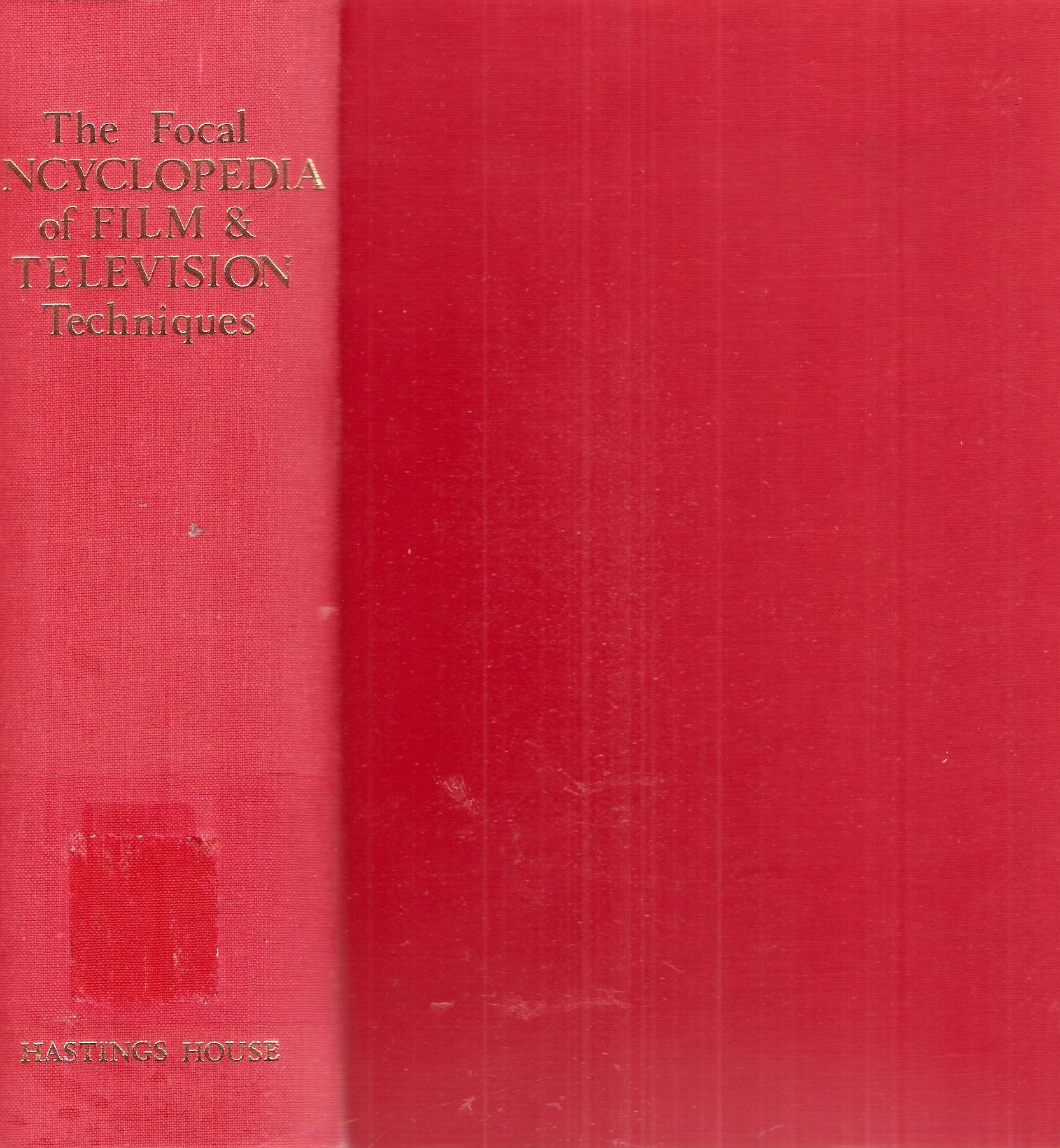 The Focal Encyclopedia Of Film & Television Techniques,Used