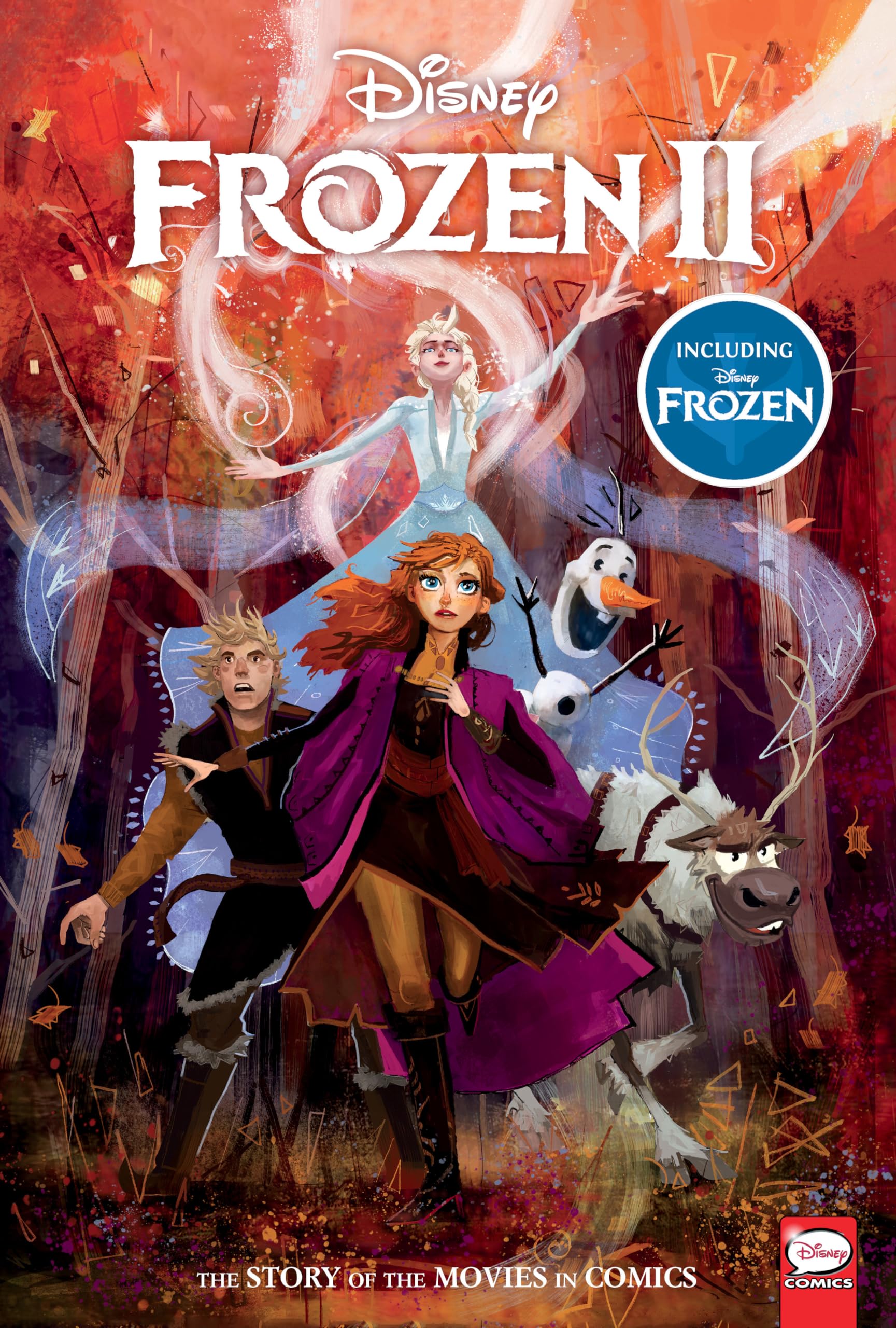 Disney Frozen And Frozen 2: The Story Of The Movies In Comics