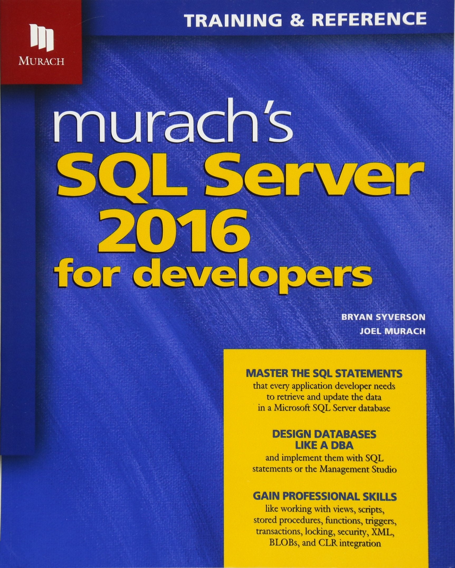 Murach's SQL Server 2016 for Developers,Used
