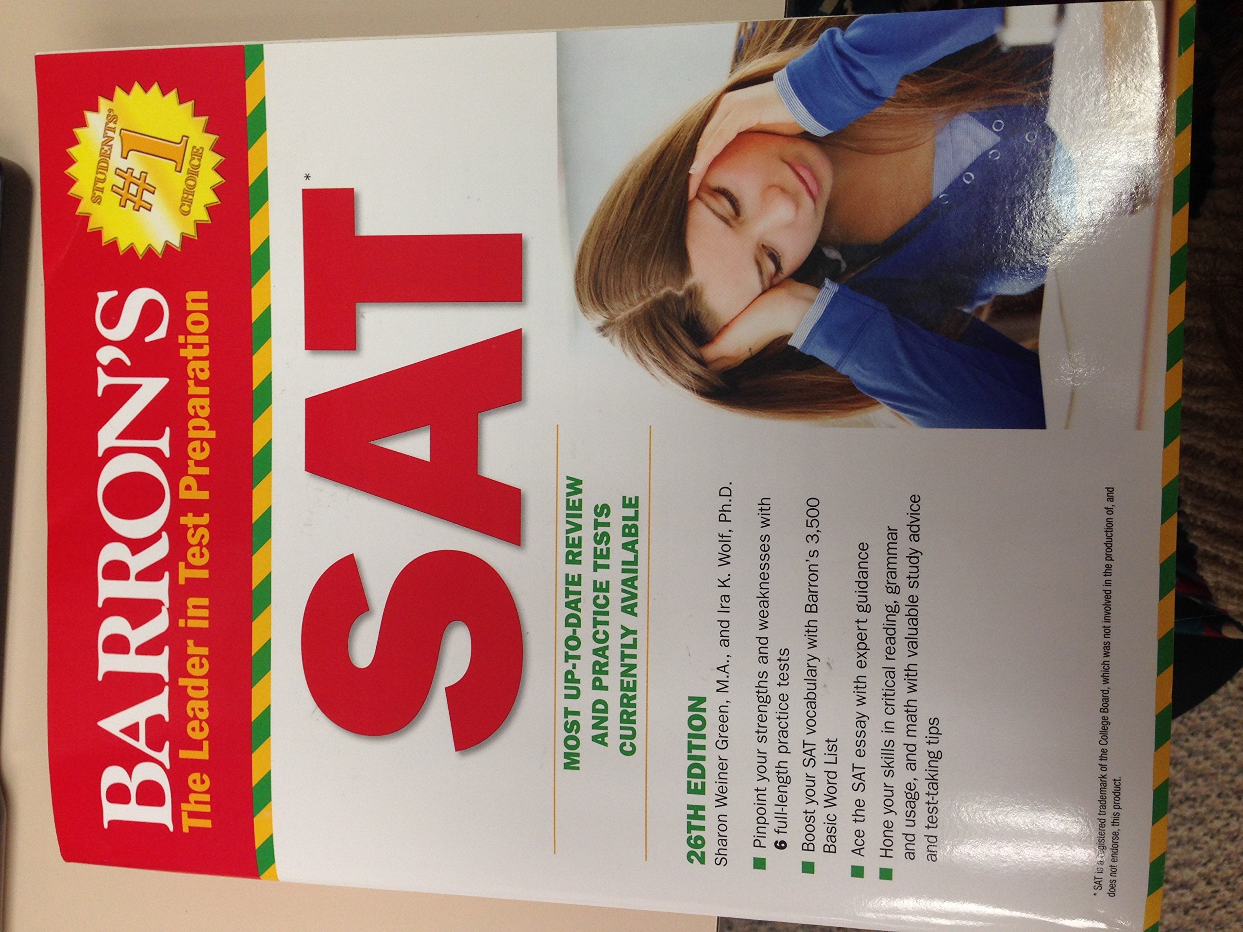 Barron's SAT,Used