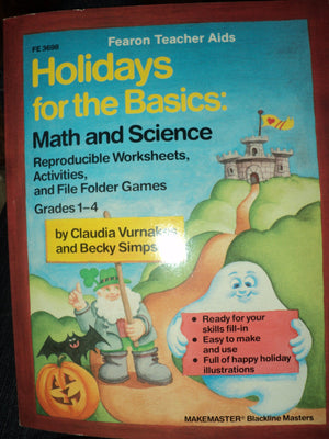 Holidays for the basics, Math and science,Used