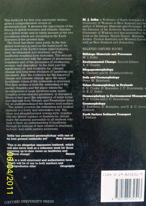 Earth's Changing Surface: An Introduction to Geomorphology,Used