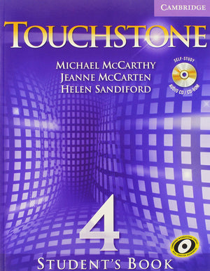 Touchstone Level 4 Student's Book with Audio CD/CDROM,Used