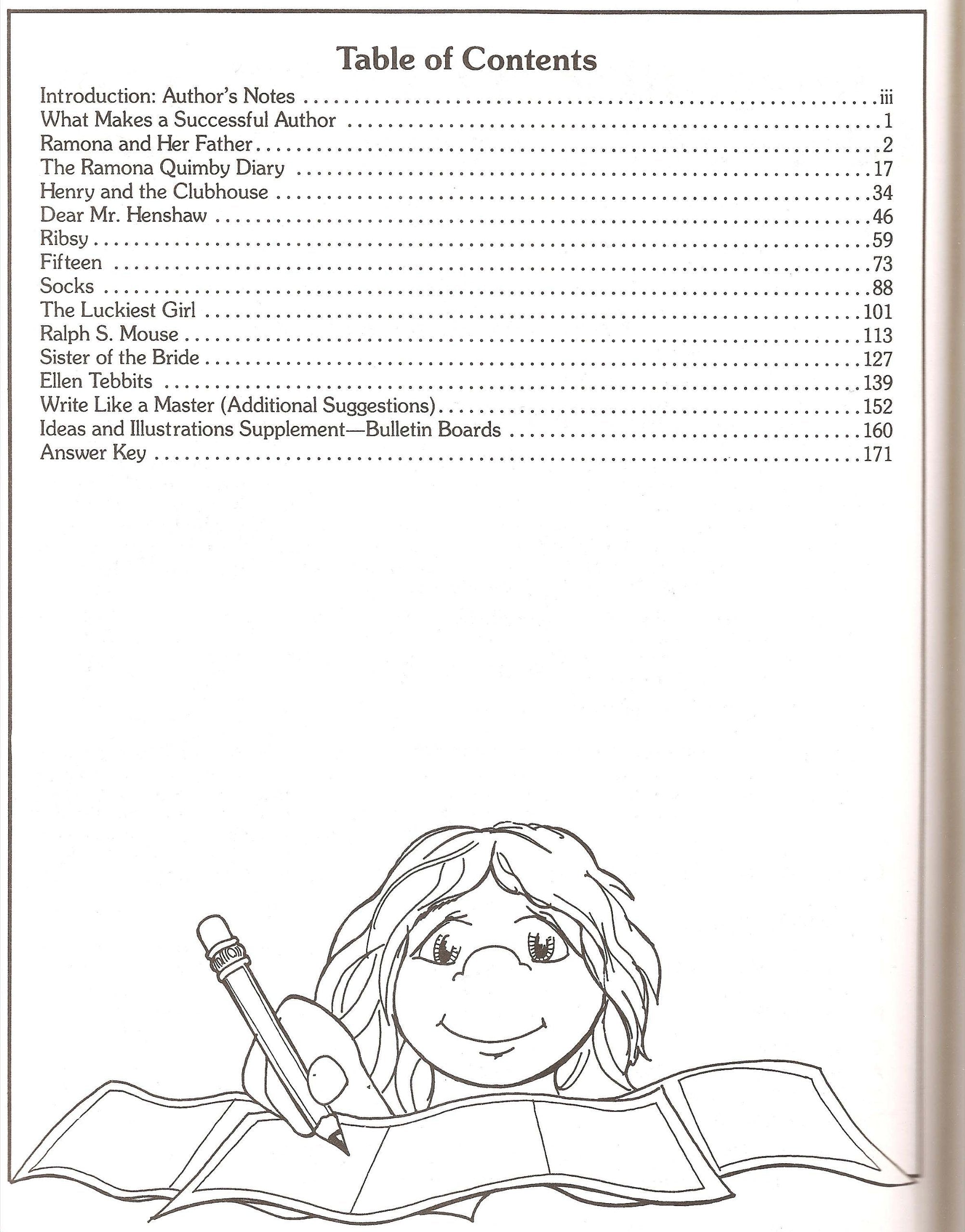 Integrating the Literature of Beverly Cleary in the Classroom,Used