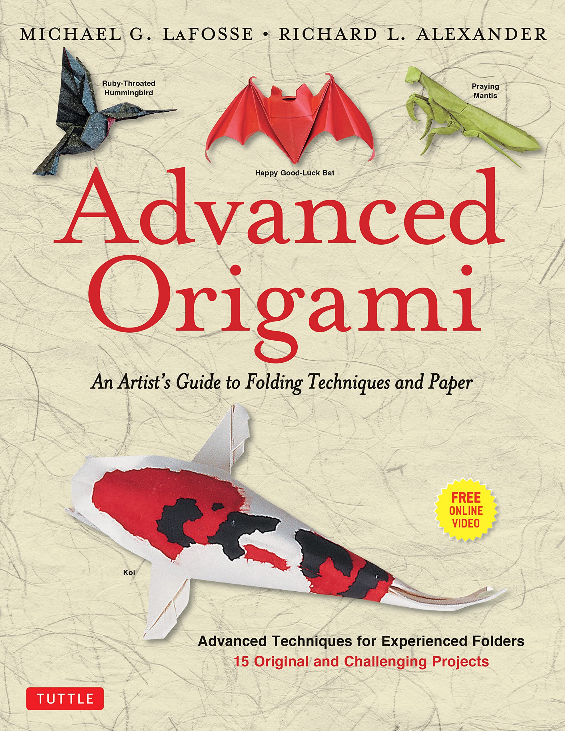 Advanced Origami: An Artist's Guide to Folding Techniques and Paper: Origami Book with 15 Original and Challenging Projects: Ins,Used