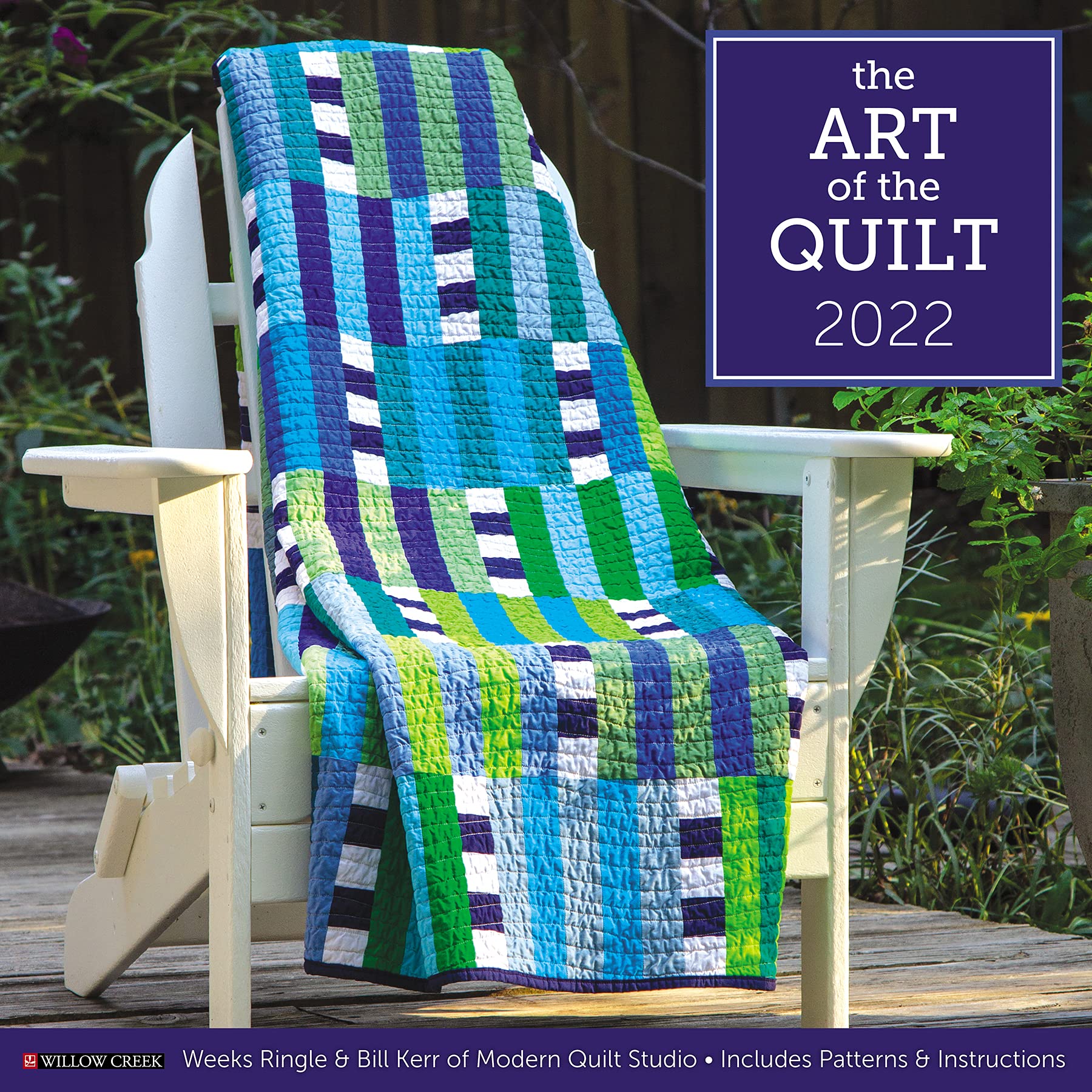 Art of the Quilt 2022 Wall Calendar,Used