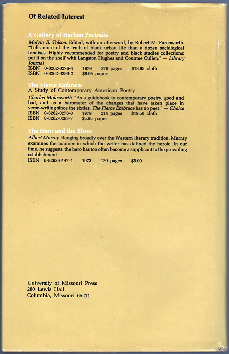 Melvin B. Tolson's Harlem gallery: A literary analysis,Used