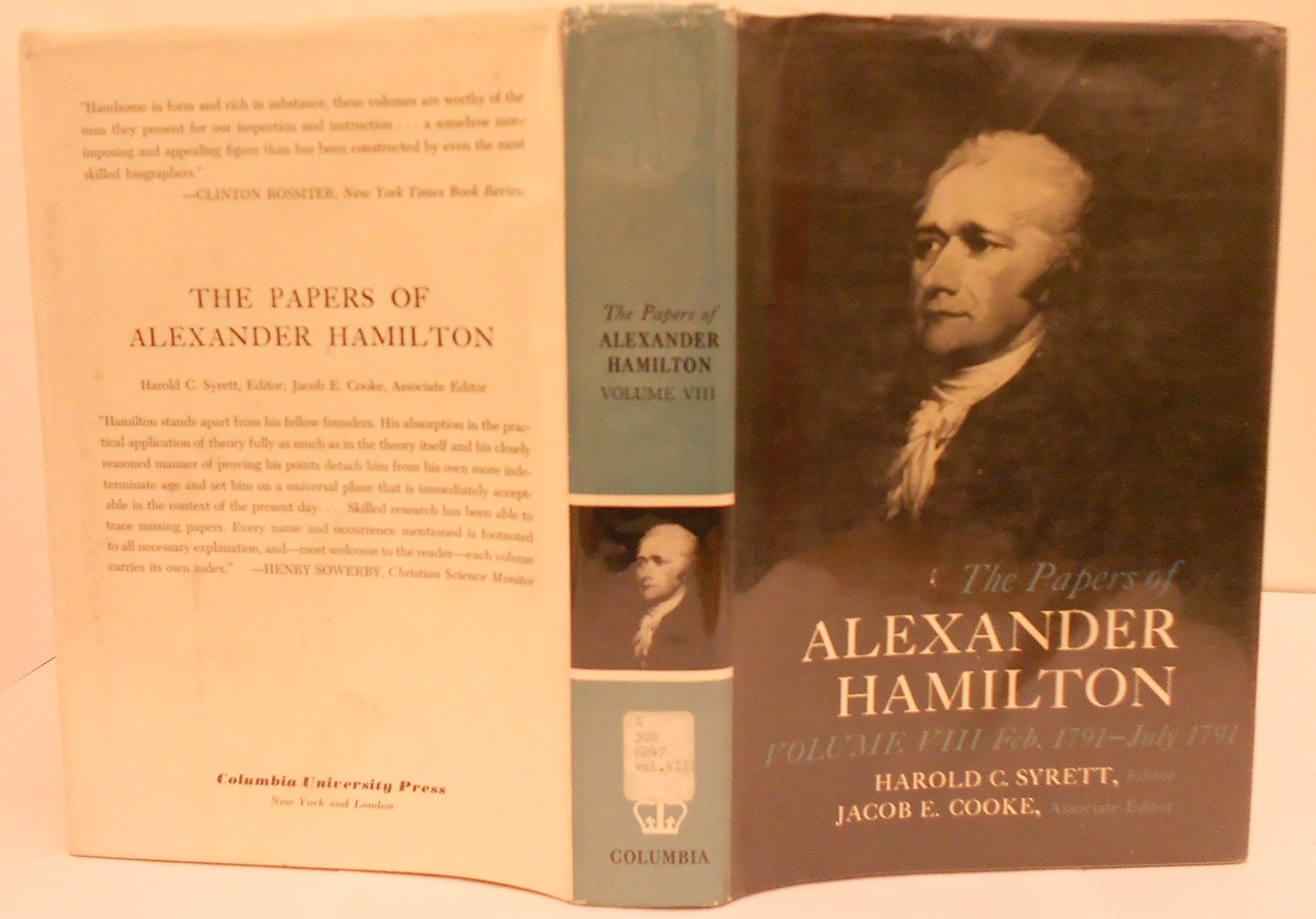 The Papers of Alexander Hamilton Vol 8,Used
