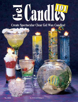Gel Candles 101: Create Spectacular Clear Gel Wax Candles (Design Originals) Basic Instructions for Faux Drink Candles, Whipped ,Used