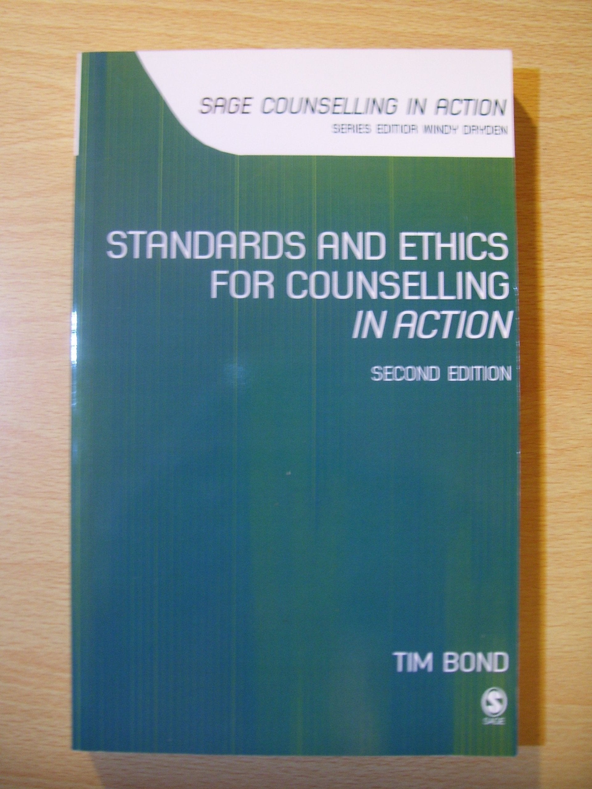 Standards and Ethics for Counselling in Action (Counselling in Action series),Used