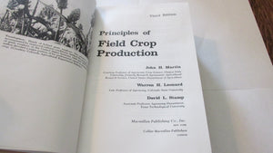 Principles Of Field Crop Production,Used