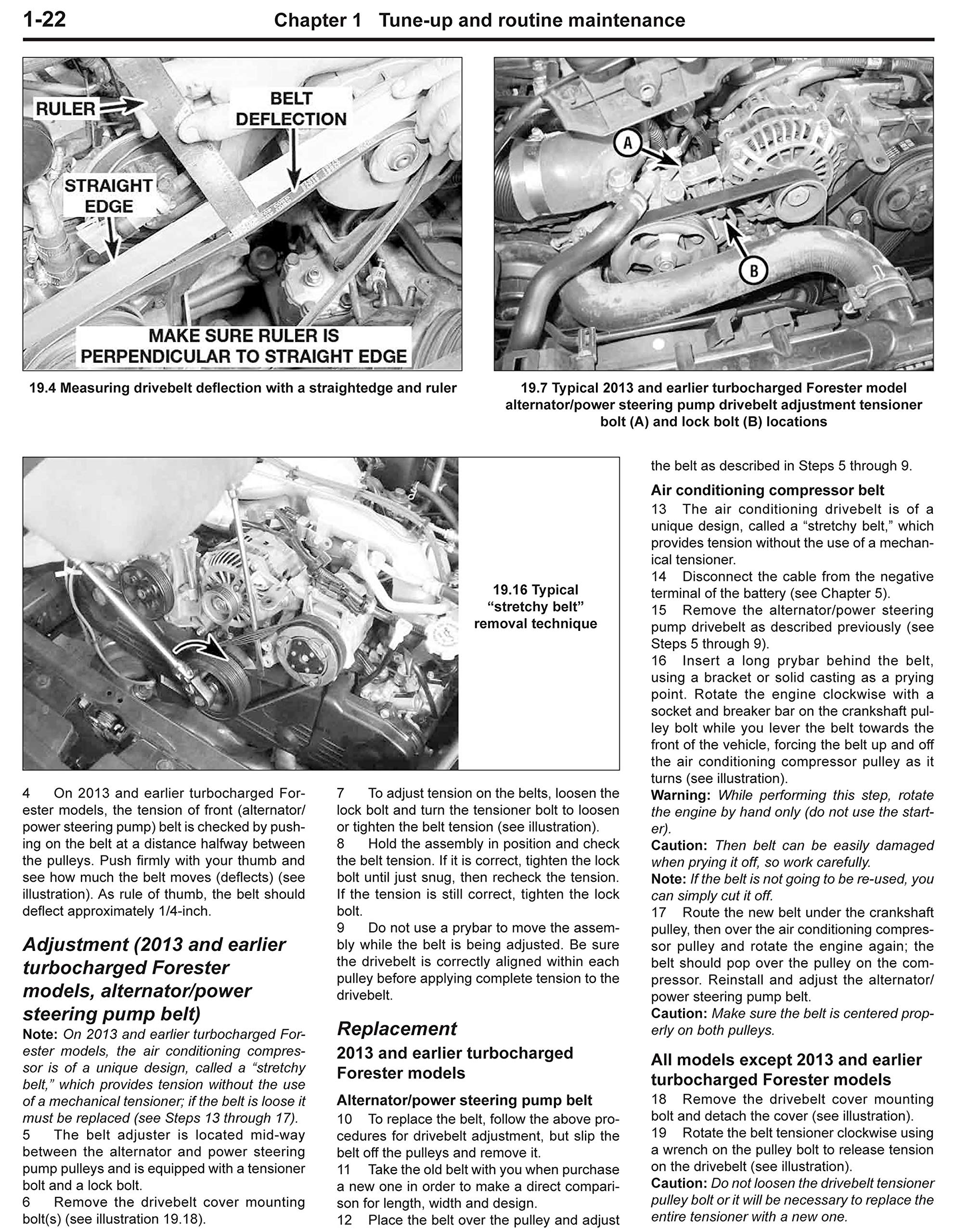 Subaru Legacy (1016) & Forester (0916) Haynes Repair Manual,Used