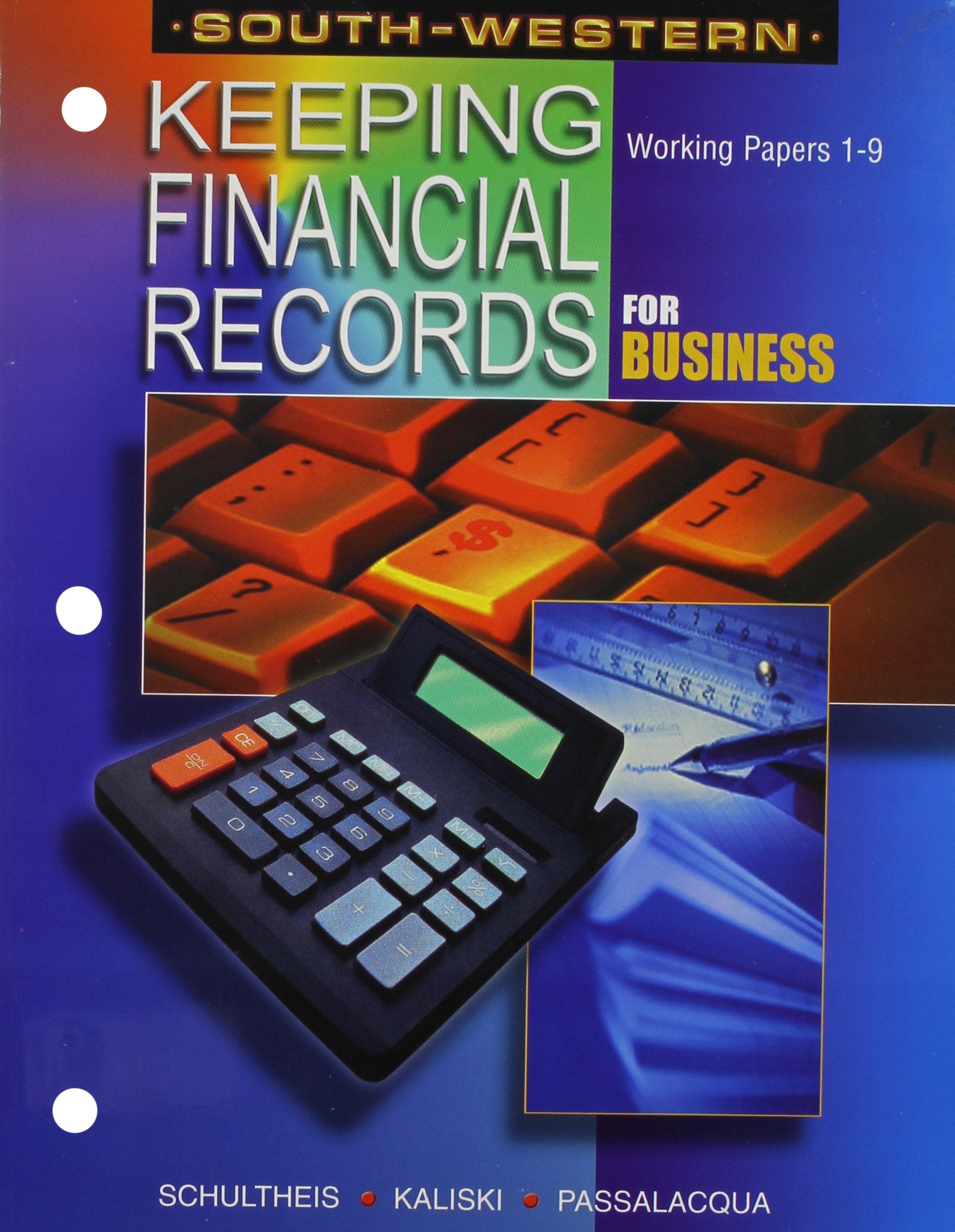 Keeping Financial Records for Business  Working Papers: Chapters 19,Used