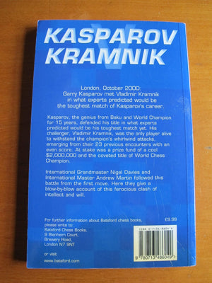 Kasparov vs Kramnik: London 2000 World Chess Championship,Used