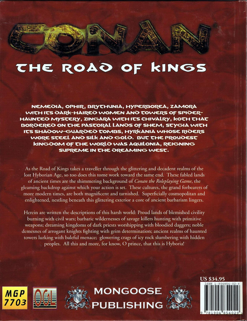Conan: The Road Of Kings  The Guide To Conan's World,Used