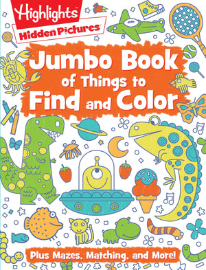 Jumbo Book Of Things To Find And Color (Highlights Jumbo Books & Pads),Used