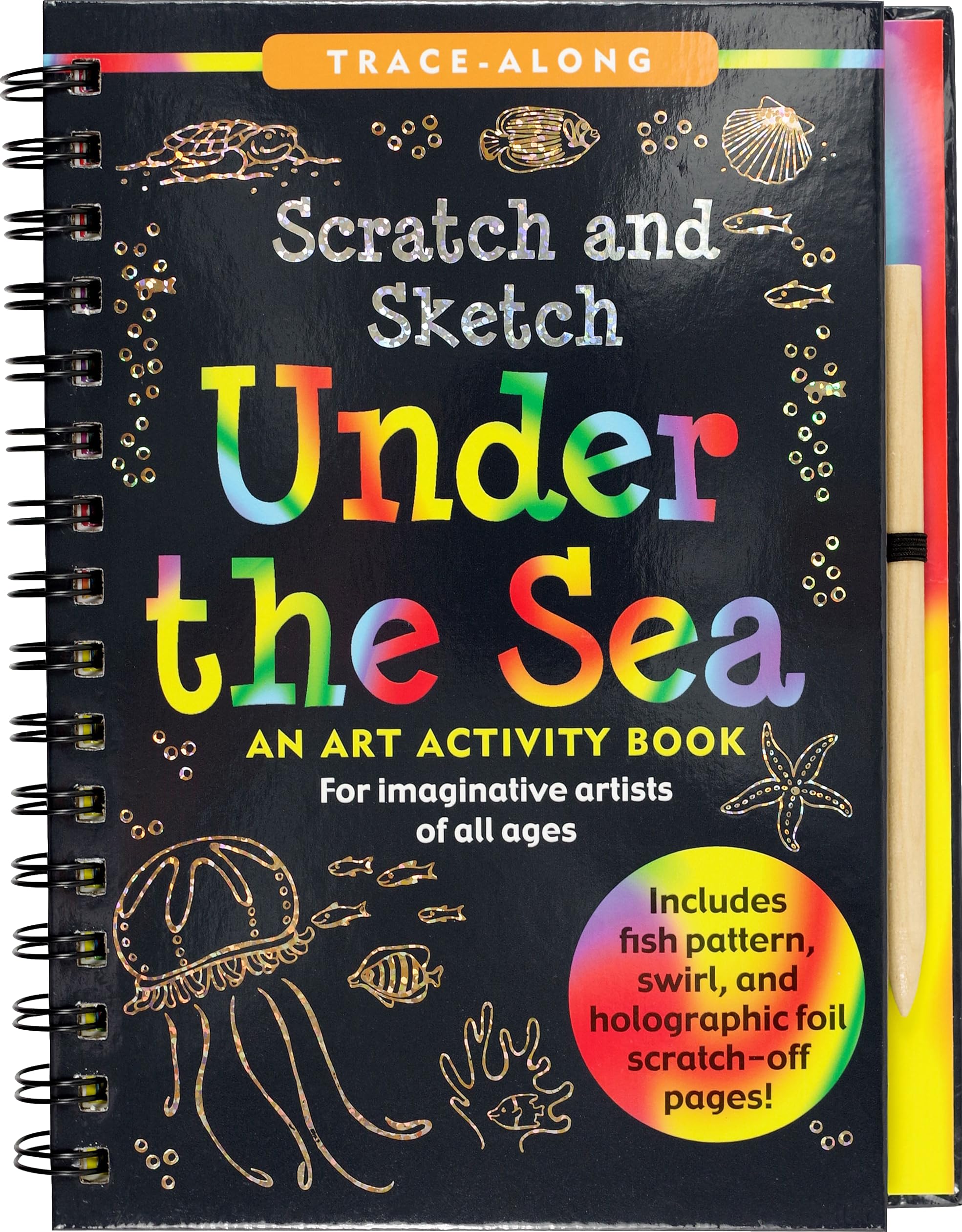 Scratch & Sketch Under the Sea (Trace Along),Used
