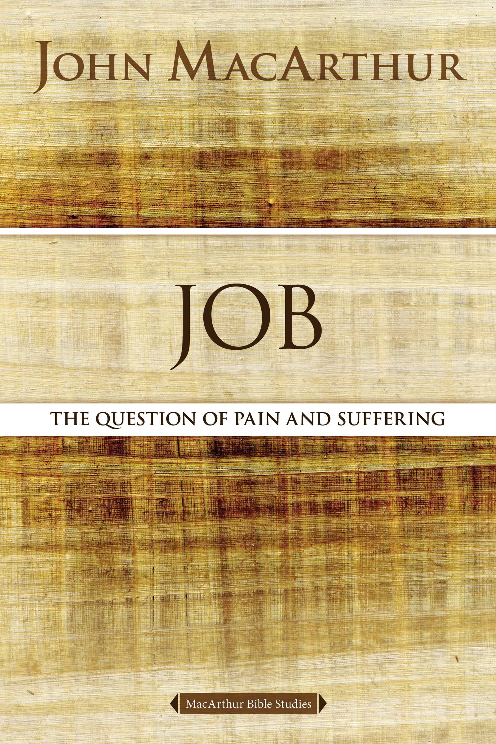Job: Trusting God In Suffering (Macarthur Bible Studies),New