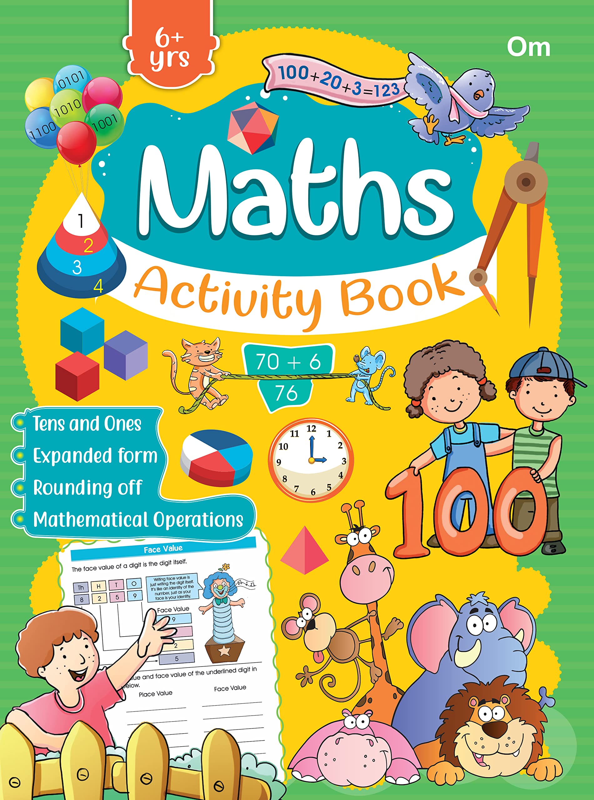 Activity Book : Maths Activity Book- Colourful Activities For Kids